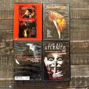 Horror Movie DVDs Nightmare On Elm St, Friday The 13th, Halloween, Dead Silence